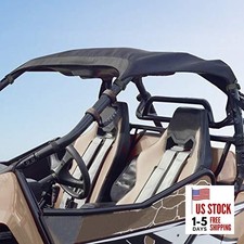 UTV Roof Soft Top Sun Shade Compatible with Can Am Maverick X3 Max 2017 Black