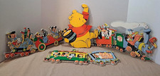 Vintage 1950s Walt Disney Casey Jr Circus Train Wall Art Mickey Donald Pooh