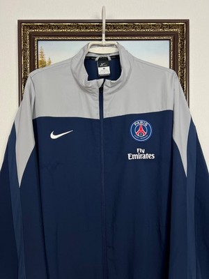 『激レア』Nike PSG ジャージ ホワイト/ブルー Vintage Nike PSG Paris-Saint Germain Football Blue Jacket Soccer