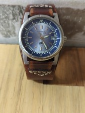 De colección Hombre FOSSIL BLUE AM-3717, Fecha, Batería Nueva, Funciona🔥