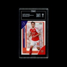 2025 Topps Chrome Premier League White /30 Refractor Martin Zubimendi TAG 9