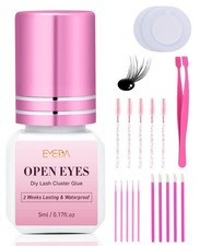 Sensitive Lash Cluster Glue Kit - Strong Hold Eyelash Adhesive for DIY Lashes