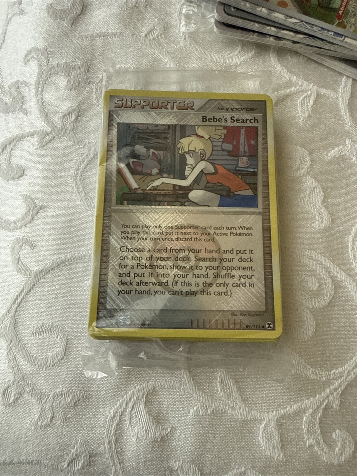 Bebe's Search 89/111 Platinum Rising Rivals League Crosshatch Pokémon TCG SEALED