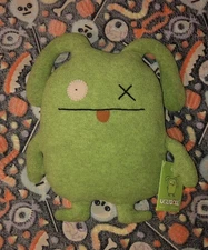 Uglydoll OX 13” Green Monster 2003 HTF Collectible Toy Plush Doll New W/Tag RARE