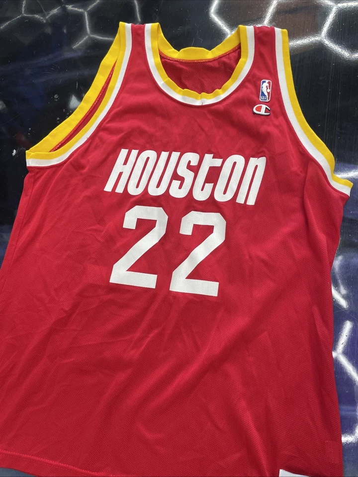 Camiseta Clyde Drexler Rockets Campeones Vintage Talla 48 Xl Foto 2 de 4