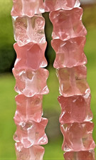 Murano Glas Perlen Stern Sterne mit Loch 45 Stück 7-8 mm gefärbt Kristall DIY