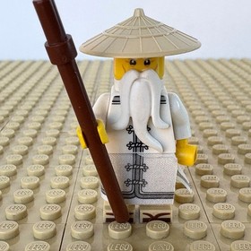 LEGO Ninjago Movie: Sensei Wu, STAFF, njo0354, 70612, MECH DRAGON, 2017