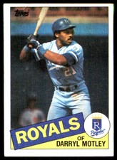 Darryl Motley 1985 Topps #561 Royals MLB READ FREE SHIPPING AutographDen