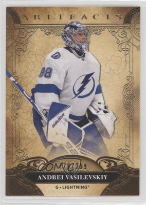 2020-21 Upper Deck Artifacts Copper 129/299 Andrei Vasilevskiy #61 08ee