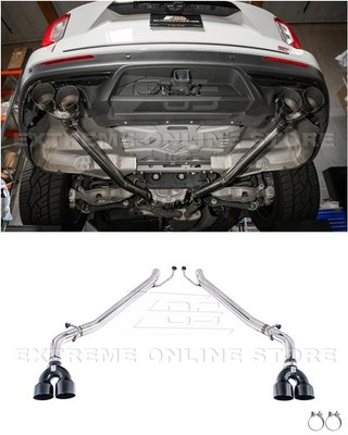 For 20-Up Ford Explorer 3.0 V6 Aviator Muffler Delete Axle Back 4