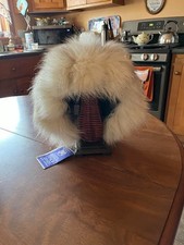Vintage Silver Fox Genuine Russian Fur Hat with original tags STUNNING  WARM