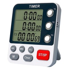 Digitaler Doppel Küchen Timer 3 Kanal Count ...