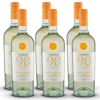 Latentia 90 Pinot Grigio Friuli Doc, Trocken, Sortenreines Weinpaket (6X0,75L)