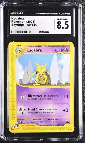 Kadabra graded CGC 8.5 for sale on eBay