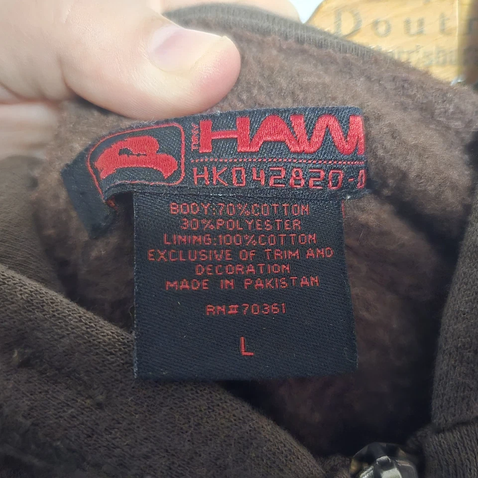 Sudadera con Capucha Vintage Tony Hawk Cremallera Completa Niños Grande Y2K Marrón Graffiti Patinador Grunge Foto 4 de 4