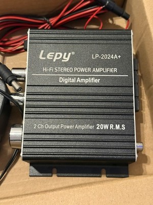 LEPY LP-2024A+ Stereo Amplifier with power Adapter 20Watt Hi-Fi Amp