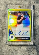 Gordon Graceffo 2021 Prizm Draft Picks Gold Holo Prizm Auto SSP /10