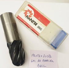 New 1-1/2 X 1-1/2 X 2 x 5-1/2 6 Flute Carbide Ball End Mill