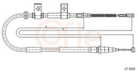 Bremsseil Seilzug Feststellbremse Cofle 17.3502 FüR Lanos Klat Chevrolet Daewoo