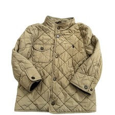 Polo Ralph Lauren Quilted Tan Light Puffer Jacket Kids 6