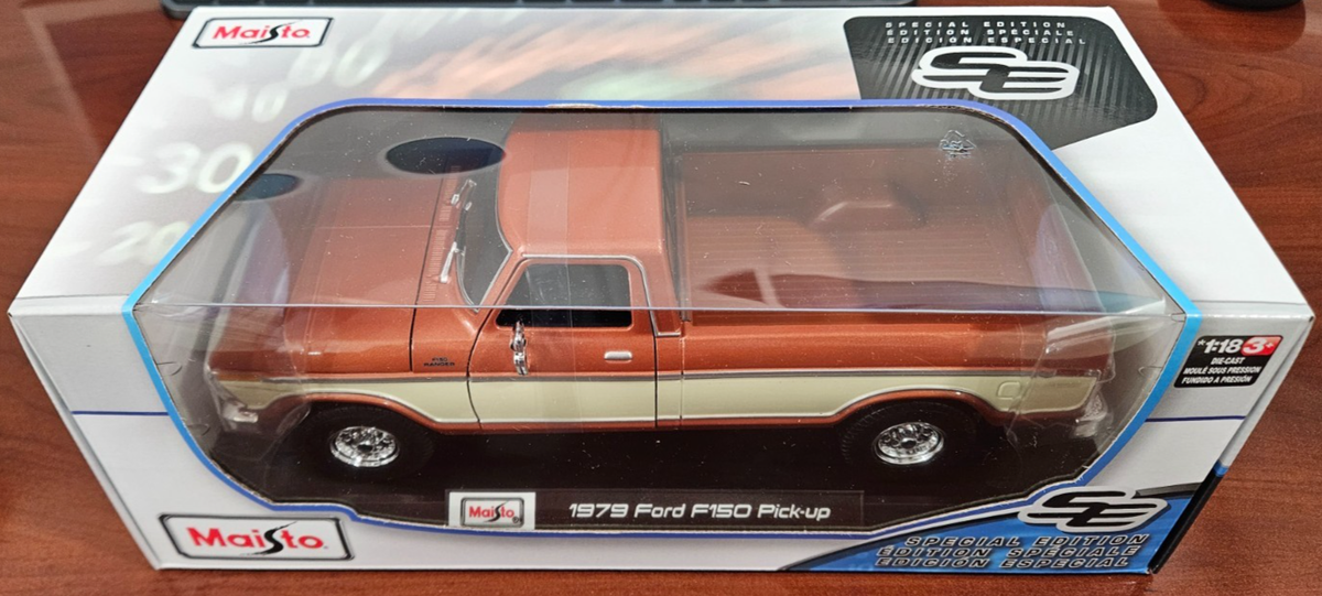 Maisto 1979 Ford F150 F-150 Ranger Rust Tan Special Edition 1:18