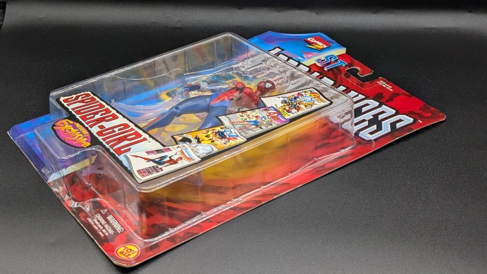 VTG 1999Toy Biz Marvel Comics Two 1st Appearances SPIDER-GIRL Action Figure  - Image 4 of 4