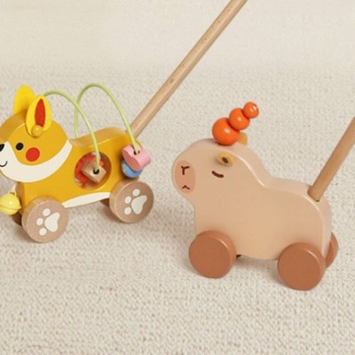 Baby Kinderwagen Frühförderer Holz Kinderwagen Naturholz