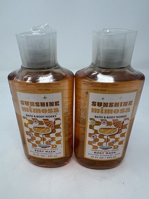 2x Bath & Body Works Sunshine Mimosa Body Wash 10 Oz Limited Line! Sealed!