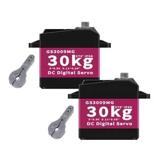 GOTECK 2Pcs 30KG Digital Servo,Large Torque 6V Full Metal Gear Digital servos...
