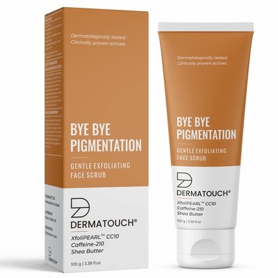 DERMATOUCH Bye Bye Pigmentation Face Scrub 100GM | Gentle Exfoliating Face Scrub