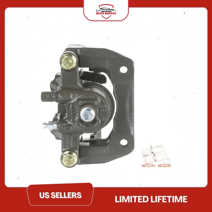 Pinça de freio traseira direita com suporte e pistão de metal para Honda CR-V 2005-2006 2,4L - Imagem 2 de 2