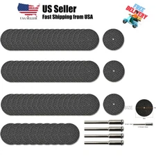 60Pcs Rotary Tool Cut Off Wheel 1-1/4 inch Reinforced Fiberglass Cut Off Whee...