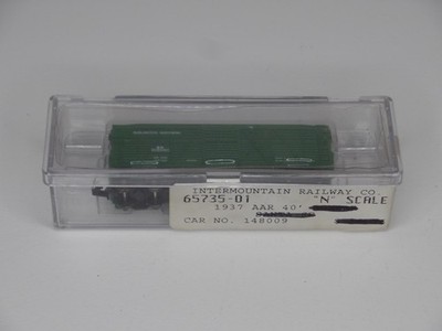 Intermountain N Scale 1:160 #65735-01 Burlington Nothern 1937 AAR 40' #148009