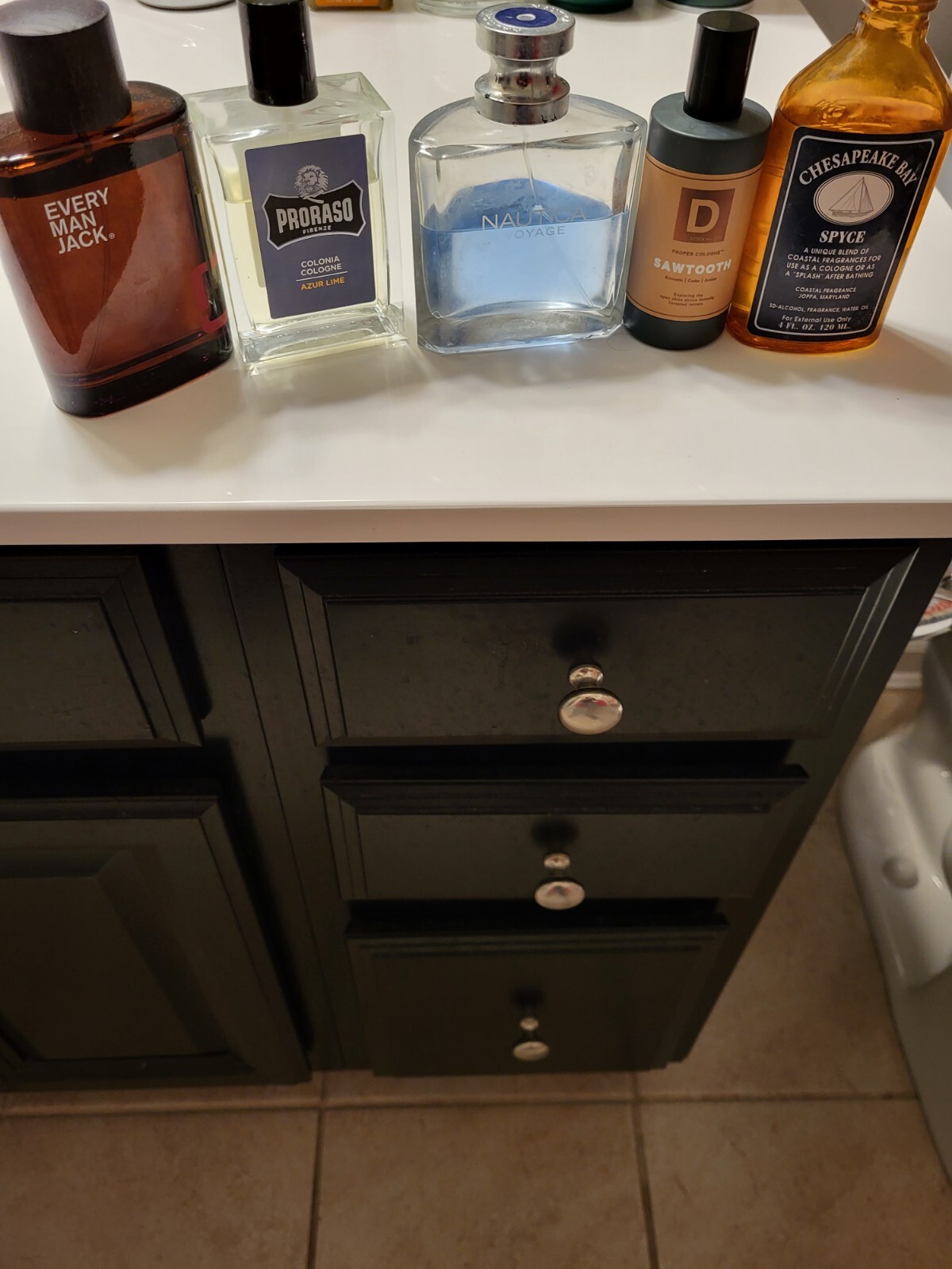 Lot Of 5 Men's Colognes Partially Filled eBay