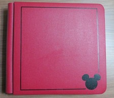 CREATIVE MEMORIES  RED DISNEY PRE-DESIGNED SCRAPBOOK ALBUM 12 SHEETS 7" x 7"