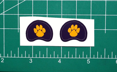 Edna Karr Carr Football Gumball Helmets *DIECUT DECALS ONLY* High ...