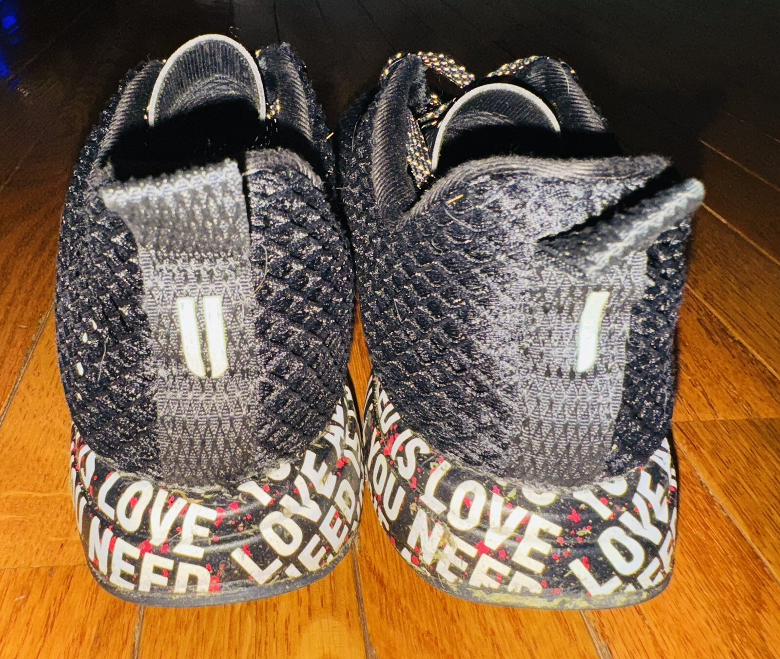 NoBull All You Need Is Love Mesh Running Sneakers M11 W12.5 Black eBay