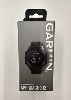 N-MINT in Box] Garmin Approach S12 GPS Golf Smart Watch Black