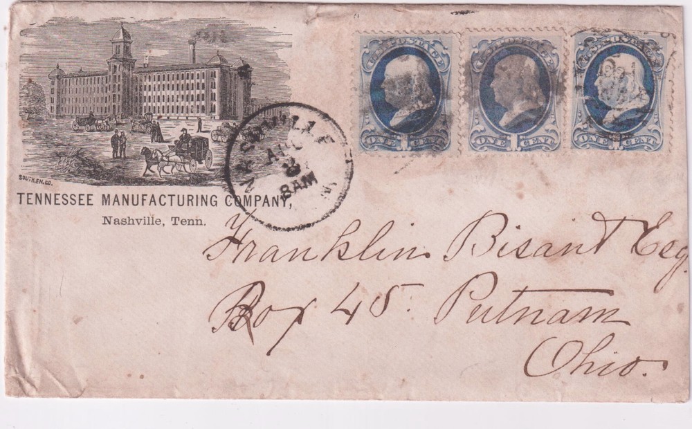 Vintage Nashville TN Tennessee Manufacturing Co Advert b95
