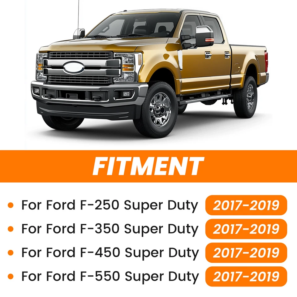 Soporte de radiador panel de cabezal Super Duty para Ford F250 F350 F450 F550 2017-2019 Foto 2 de 4