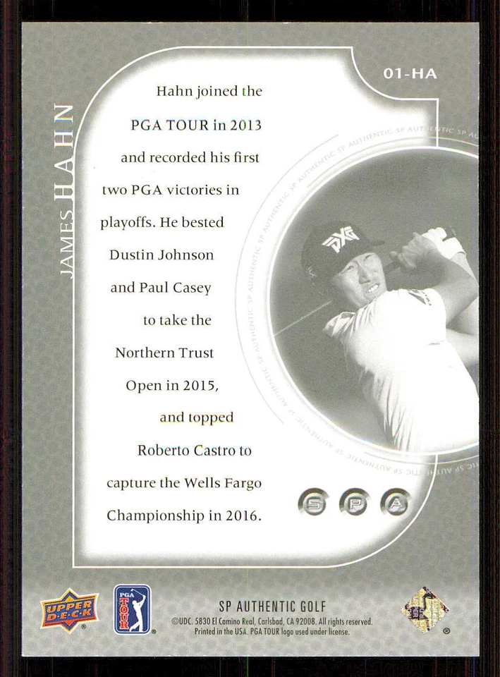 2021 SP Authentic '01 Retro Tribute #01HA James Hahn - Image 2 of 2