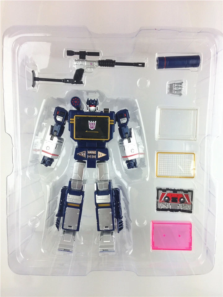 10" Transformers Masterpiece MP13 Soundwave Cassette Laserbeak - Image 3 of 4