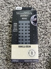 NIB WoodWick Journey Diffuser Refill Vanilla Bean 2pk
