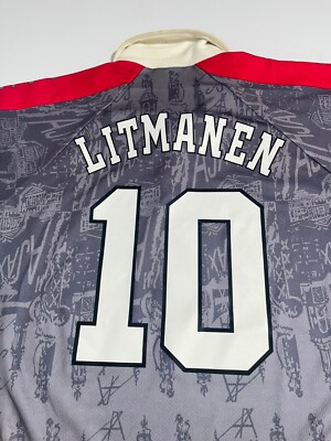 Ajax Amsterdam away umbro 1996 #10 LITMANEN size XL | eBay