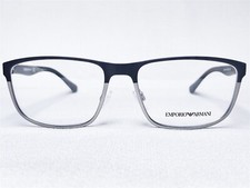 NEW Emporio Armani EA1071 3194 Mens Black/Silver Modern Eyeglasses Frames 55/17