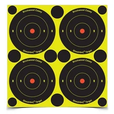 Pkg of 12 Birchwood Casey (48) 3" Bullseye Shoot-N-C Targets Spots Self Adhesive