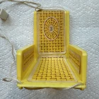 Barbie Yellow LIVE ACTION HOUSE Doll SWING Chair Furniture Part 1970 Mattel Vtg
