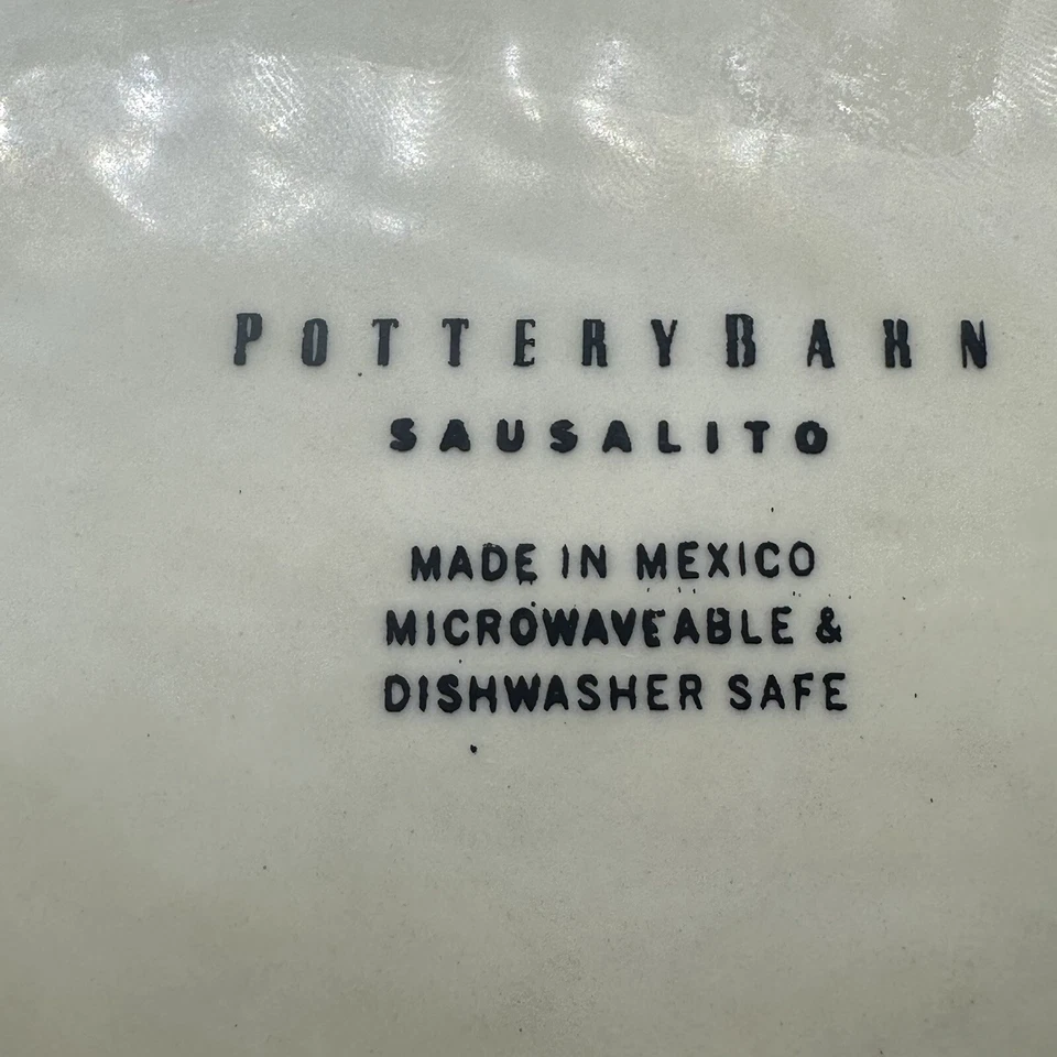 POTTERY BARN Sausalito 10" AMBER Yellow Gold DINNER PLATE Lot Of 4 - Image 3 of 4