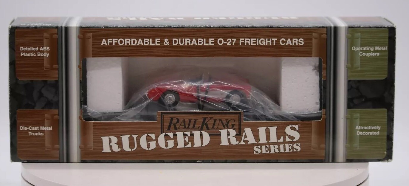 New York Central 1957 Red Corvette Road Legends RAILKING RUGGED RAILS Series