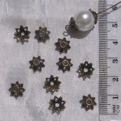 Perles Intercalaires Soleils - La Perlerie 22 - Foto 3